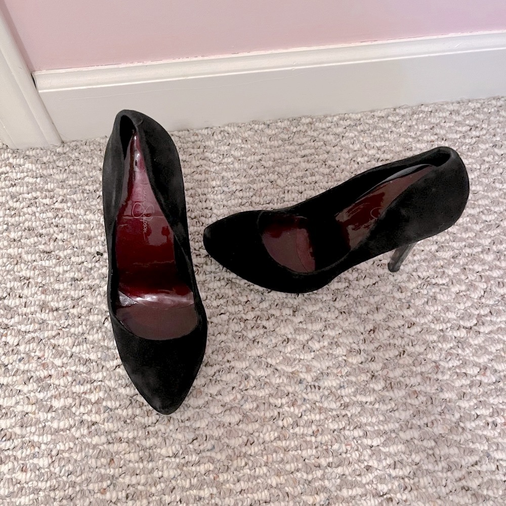 Jessica Simpson High Heeled Platform Pumps
